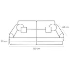 Medium Modular Sofa for Kids - Slimcord Forrest