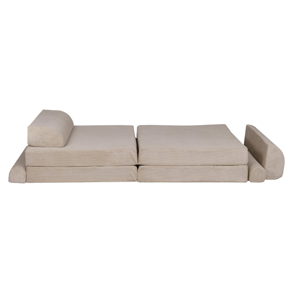 MeowBaby® Large Slimcord Premium Sofa - Taupe