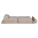 MeowBaby® Large Slimcord Premium Sofa - Taupe