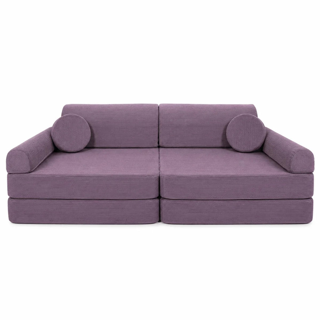 MeowBaby® Large Slimcord Premium Sofa - Lavender