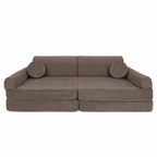 MeowBaby® Large Slimcord Premium Sofa - Taupe