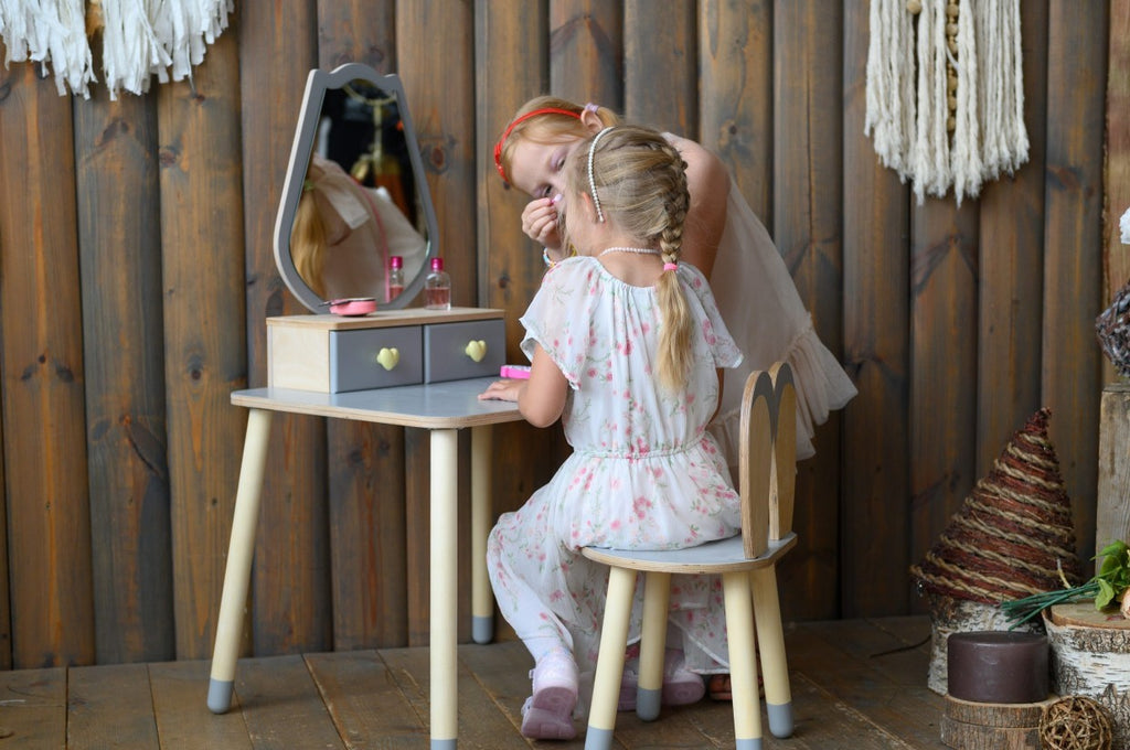Princess Beauty Table and Chair with Mirror - Tulip